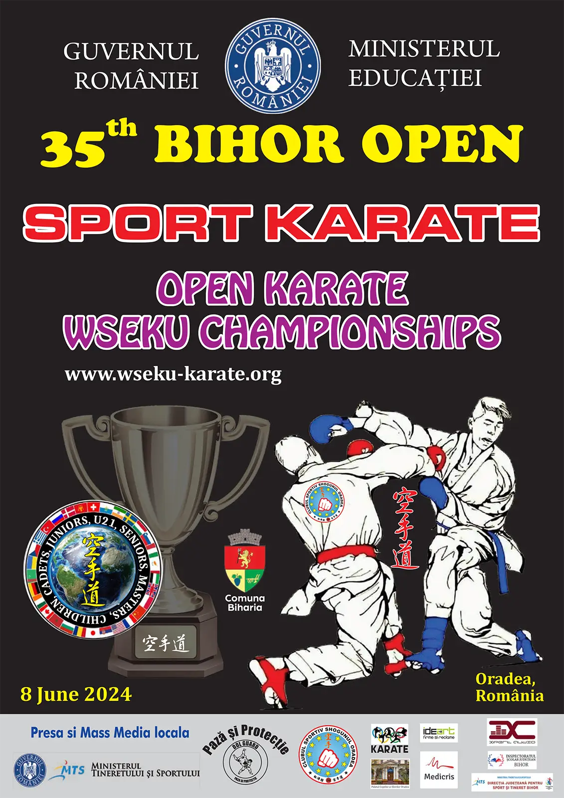 35th Bihor Open, 2nd WORLD EUROPEAN REGIONAL CHAMPIONSHIPS - Karate-Kobudo-Parakarate