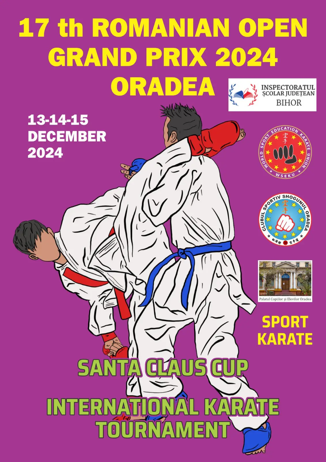 17th Romanian Open Grand Prix 2024 Oradea - 13-15 December 2024