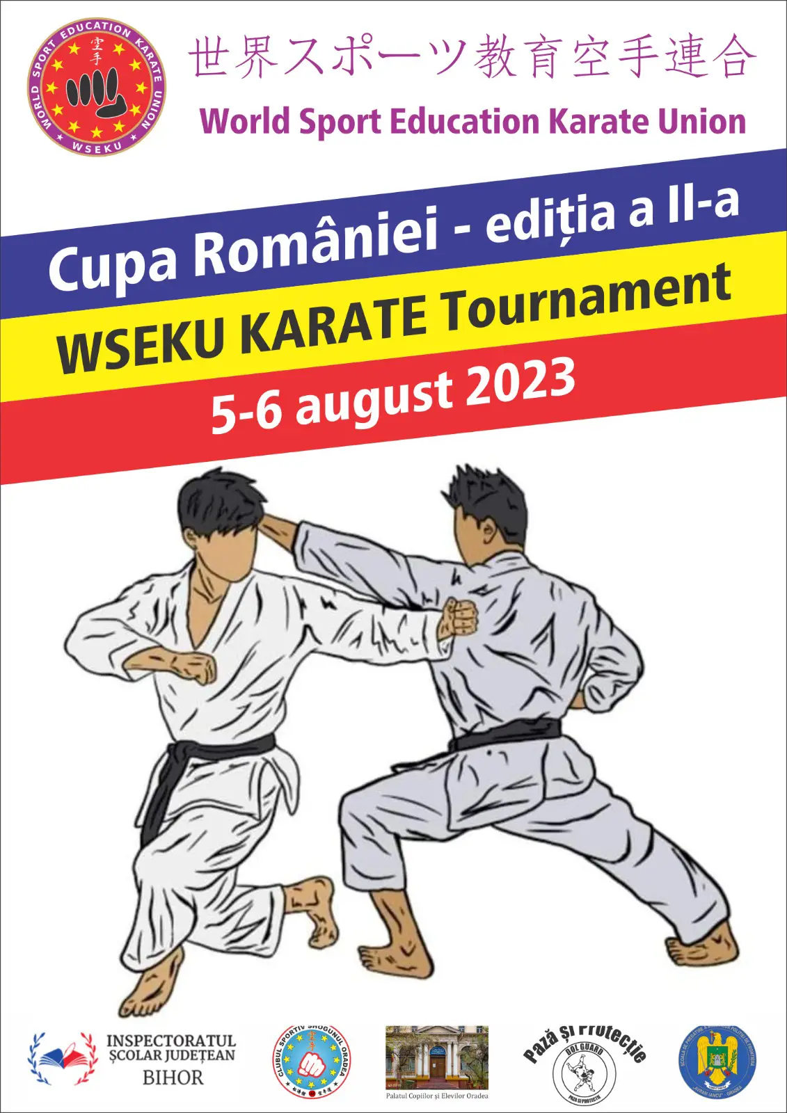 Cupa României - ediția a II-a - WSEKU KARATE Tournament 5 - 6 August 2023