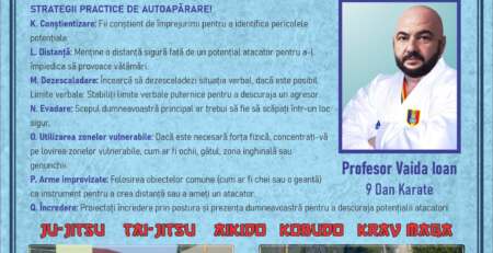 Tabără de Autoapărare - Karate Jitsu - Budo Karate, modul de învățare Nr. 4 - 6 – 10 Aprilie 2026