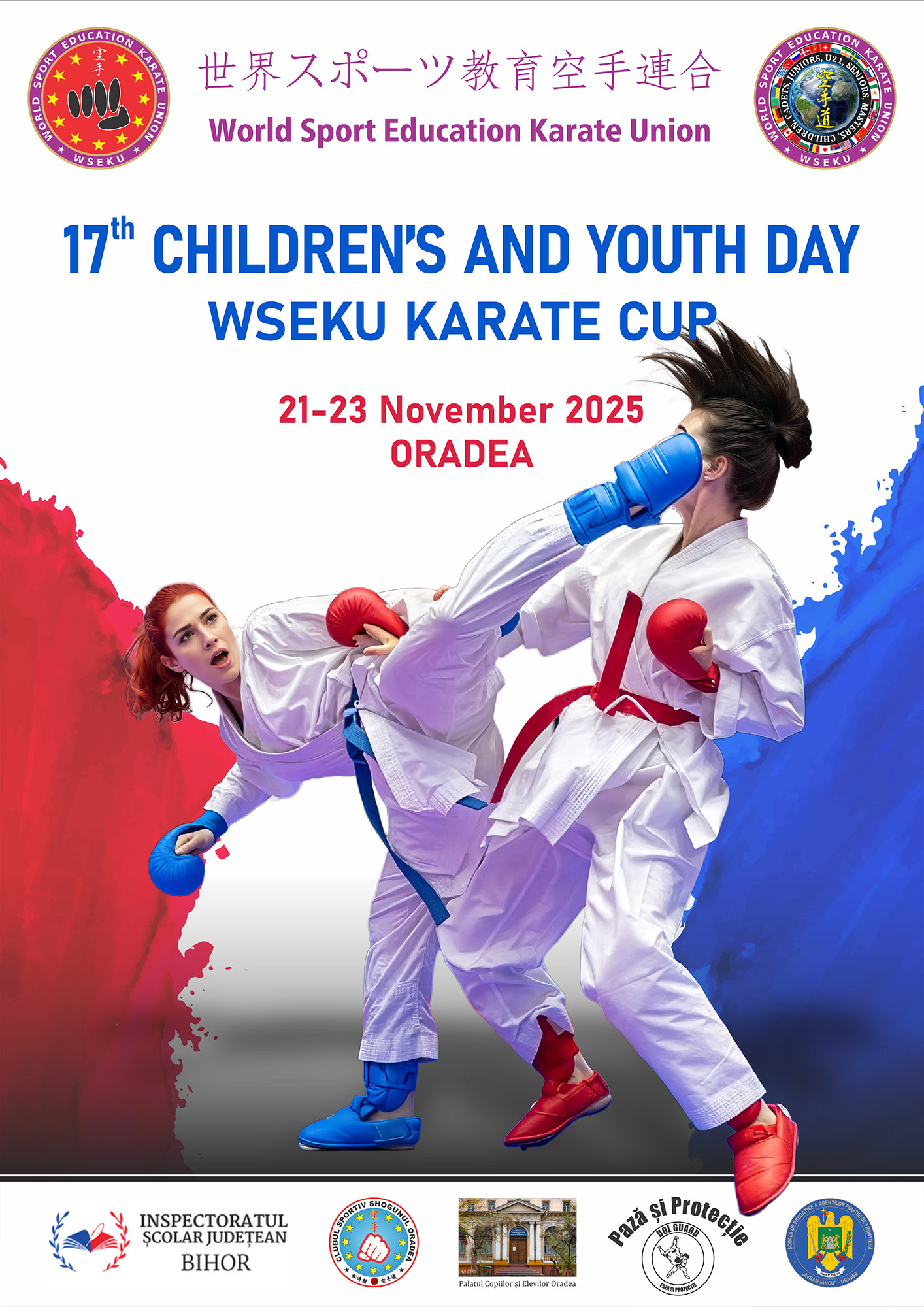 17th Children's and Youth Day - WSEKU KARATE CUP - 21-23 November 2025 - Oradea
