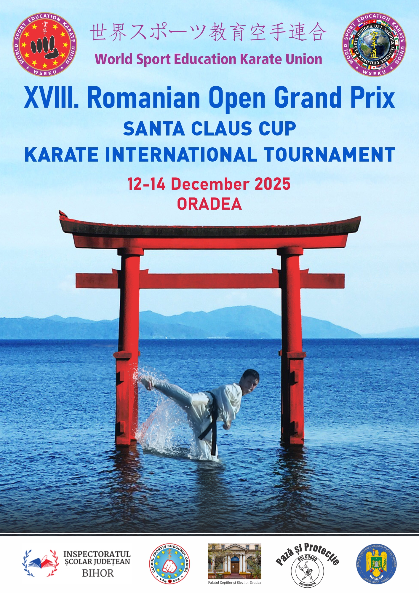 XVIII Romanian Open Grand Prix - Santa Claus CUP - Karate International Tournament - 12 - 14 December 2025 - Oradea
